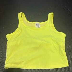 PINK Victoria's Secret Bright Yellow Tank